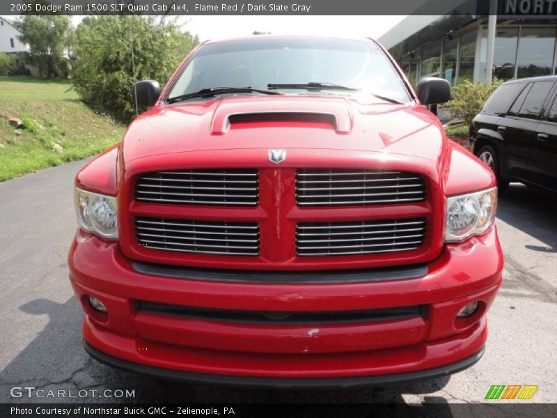 Flame Red / Dark Slate Gray 2005 Dodge Ram 1500 SLT Quad Cab 4x4