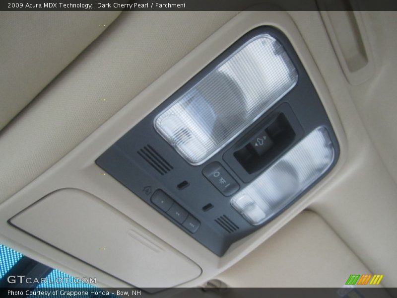 Dark Cherry Pearl / Parchment 2009 Acura MDX Technology