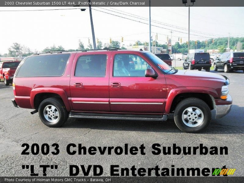 Redfire Metallic / Gray/Dark Charcoal 2003 Chevrolet Suburban 1500 LT 4x4
