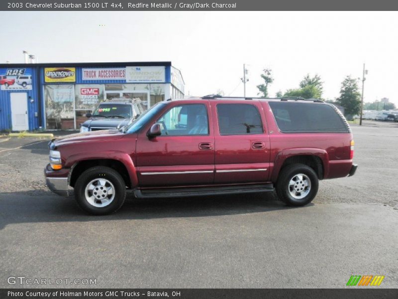 Redfire Metallic / Gray/Dark Charcoal 2003 Chevrolet Suburban 1500 LT 4x4