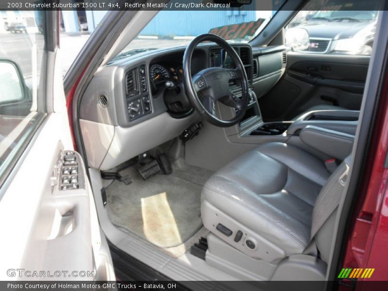 Redfire Metallic / Gray/Dark Charcoal 2003 Chevrolet Suburban 1500 LT 4x4