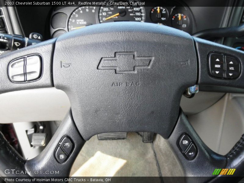Redfire Metallic / Gray/Dark Charcoal 2003 Chevrolet Suburban 1500 LT 4x4