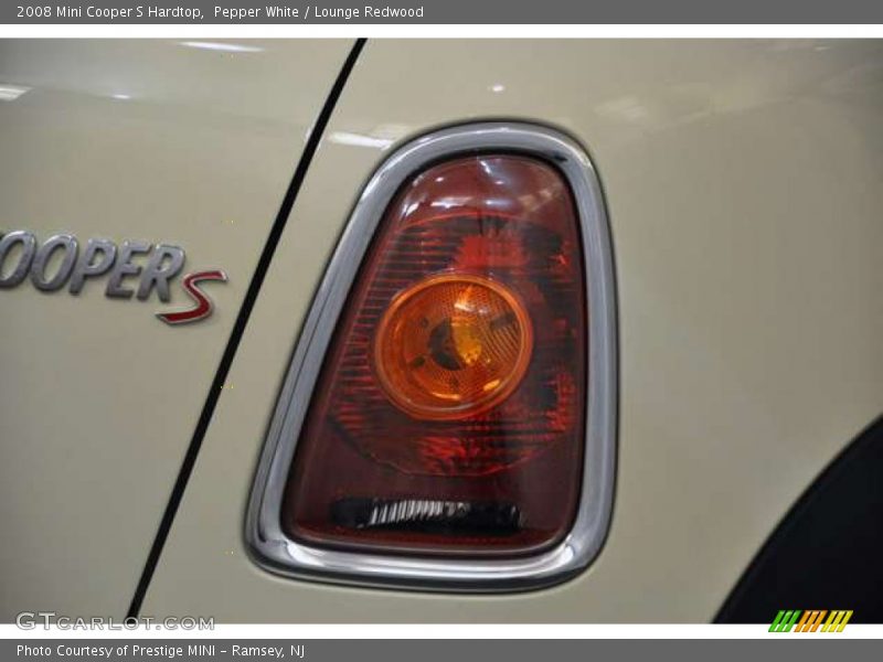 Pepper White / Lounge Redwood 2008 Mini Cooper S Hardtop