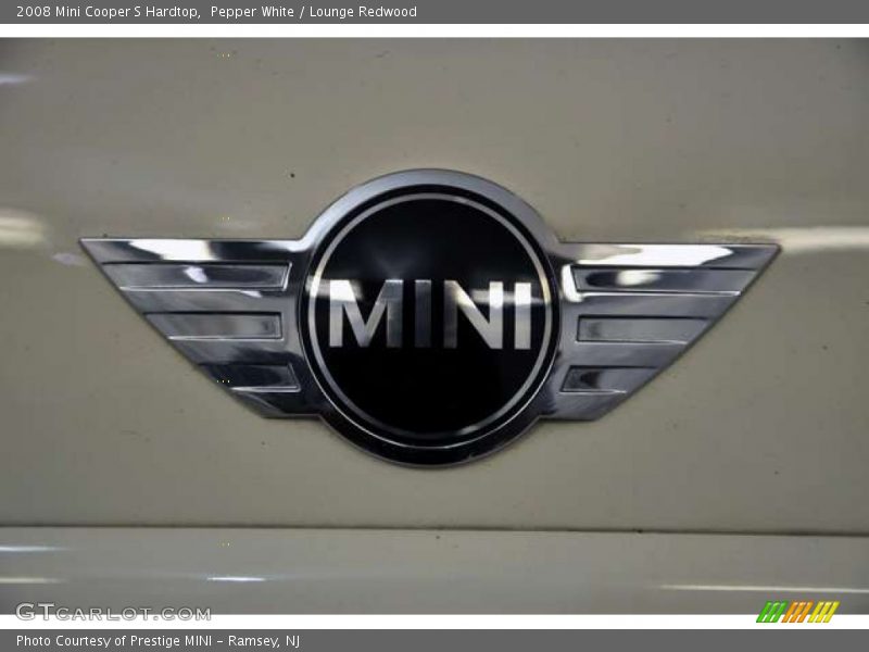 Pepper White / Lounge Redwood 2008 Mini Cooper S Hardtop
