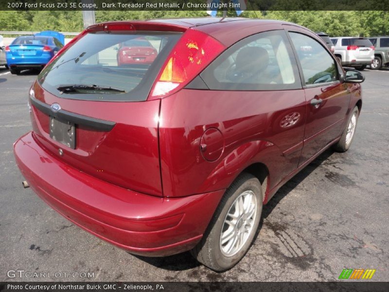 Dark Toreador Red Metallic / Charcoal/Light Flint 2007 Ford Focus ZX3 SE Coupe
