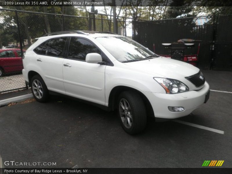 Crystal White Mica / Parchment 2009 Lexus RX 350 AWD