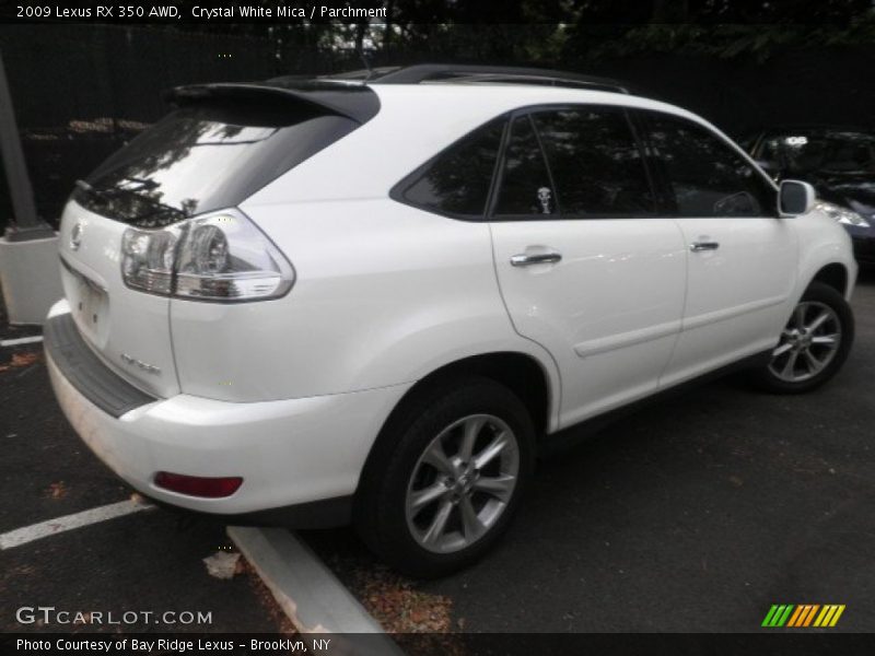 Crystal White Mica / Parchment 2009 Lexus RX 350 AWD