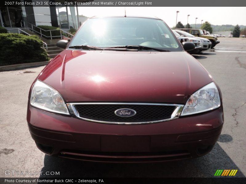 Dark Toreador Red Metallic / Charcoal/Light Flint 2007 Ford Focus ZX3 SE Coupe