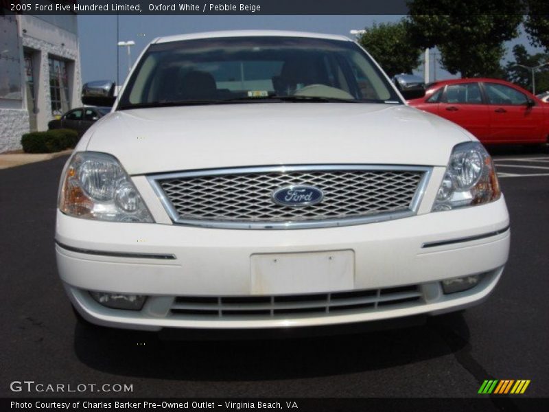 Oxford White / Pebble Beige 2005 Ford Five Hundred Limited