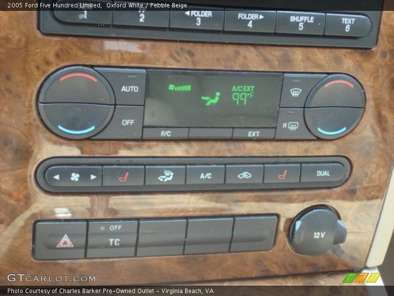 Oxford White / Pebble Beige 2005 Ford Five Hundred Limited