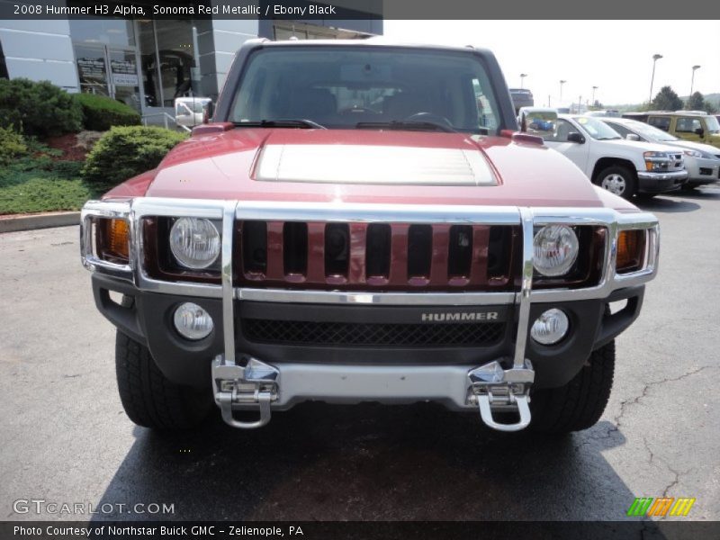 Sonoma Red Metallic / Ebony Black 2008 Hummer H3 Alpha