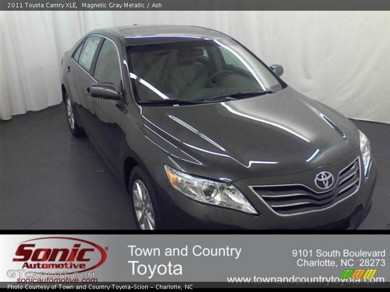 Magnetic Gray Metallic / Ash 2011 Toyota Camry XLE