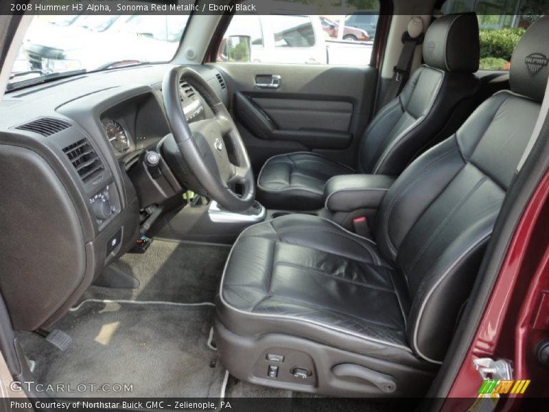 Sonoma Red Metallic / Ebony Black 2008 Hummer H3 Alpha