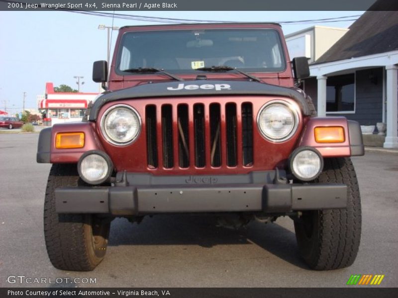 Sienna Pearl / Agate Black 2001 Jeep Wrangler Sport 4x4