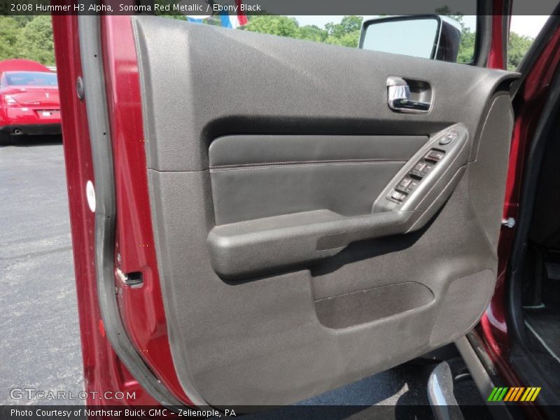 Sonoma Red Metallic / Ebony Black 2008 Hummer H3 Alpha