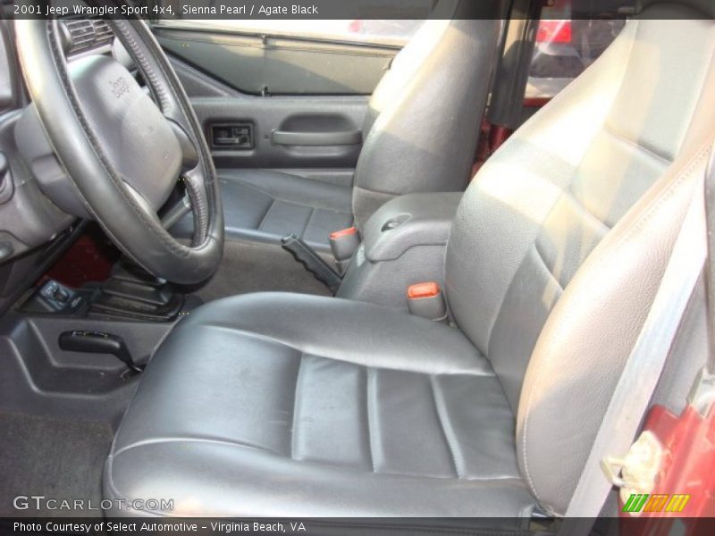Sienna Pearl / Agate Black 2001 Jeep Wrangler Sport 4x4