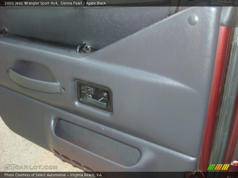 Sienna Pearl / Agate Black 2001 Jeep Wrangler Sport 4x4