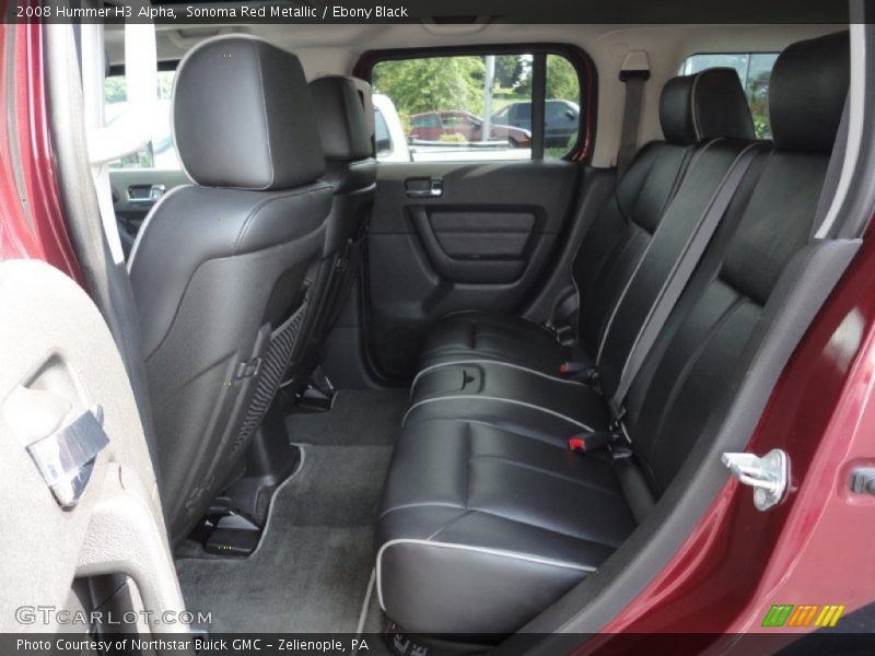 Sonoma Red Metallic / Ebony Black 2008 Hummer H3 Alpha