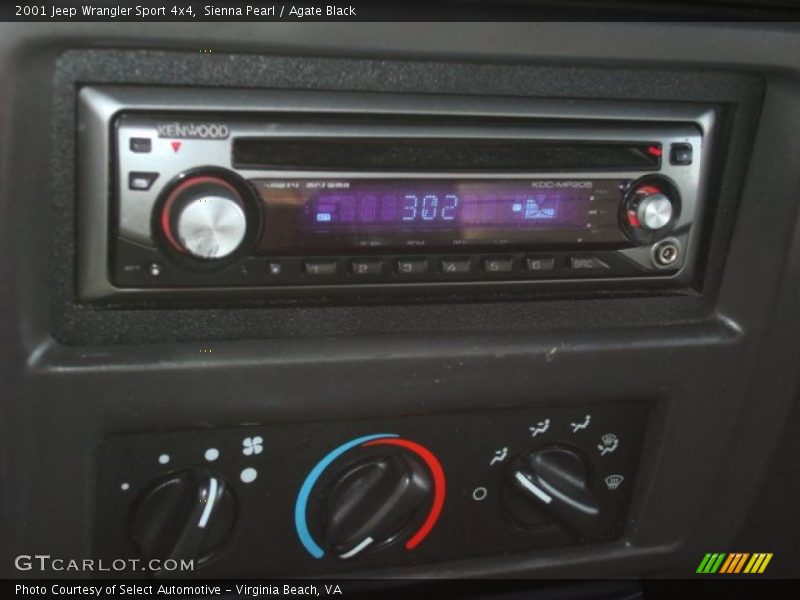 Sienna Pearl / Agate Black 2001 Jeep Wrangler Sport 4x4