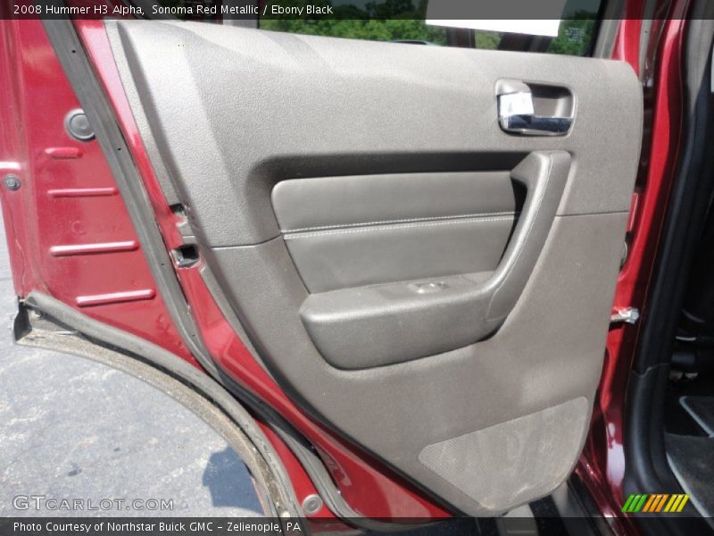 Sonoma Red Metallic / Ebony Black 2008 Hummer H3 Alpha