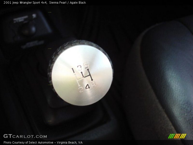 Sienna Pearl / Agate Black 2001 Jeep Wrangler Sport 4x4
