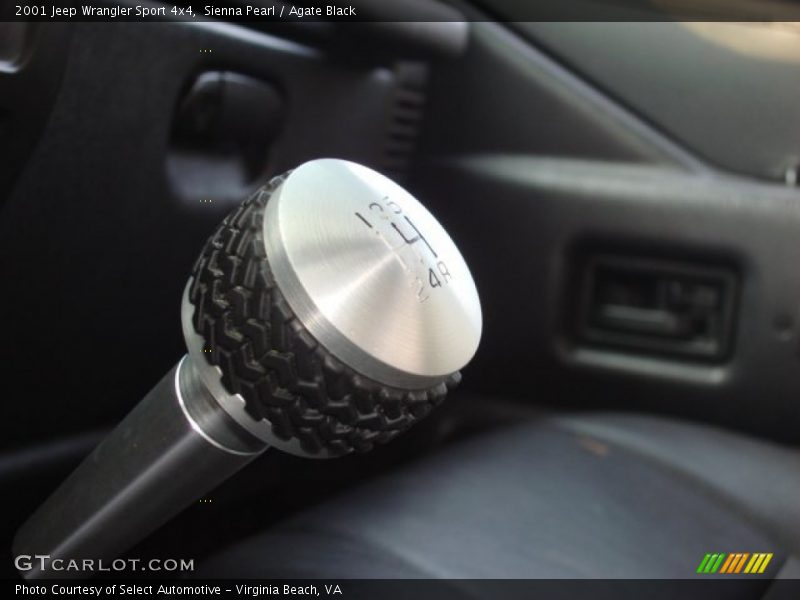 Sienna Pearl / Agate Black 2001 Jeep Wrangler Sport 4x4