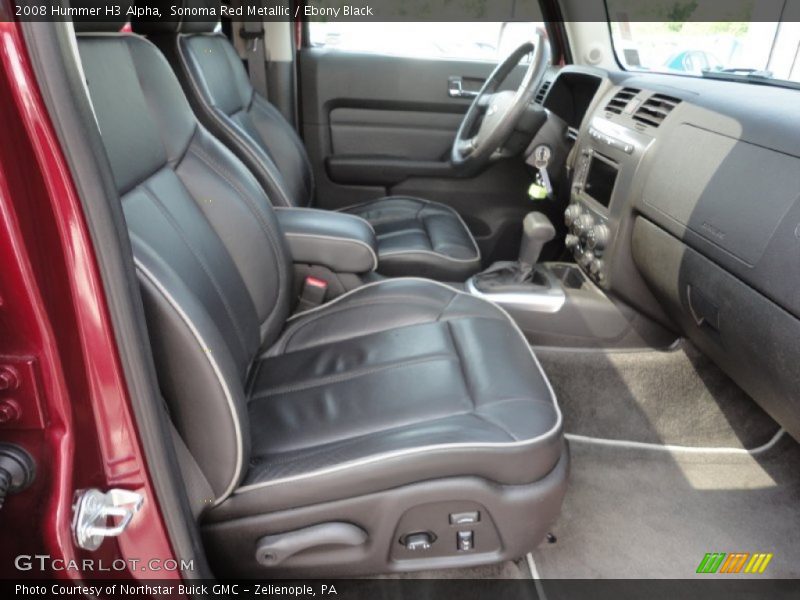 Sonoma Red Metallic / Ebony Black 2008 Hummer H3 Alpha
