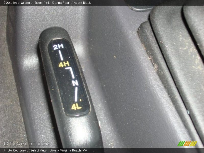 Sienna Pearl / Agate Black 2001 Jeep Wrangler Sport 4x4