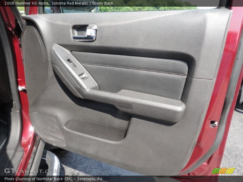 Sonoma Red Metallic / Ebony Black 2008 Hummer H3 Alpha