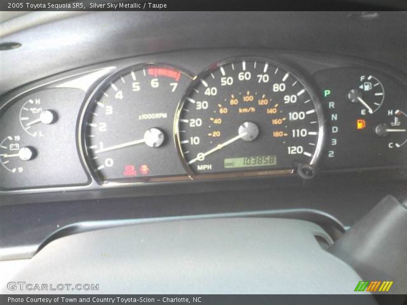 Silver Sky Metallic / Taupe 2005 Toyota Sequoia SR5