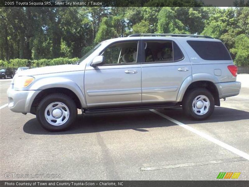 Silver Sky Metallic / Taupe 2005 Toyota Sequoia SR5