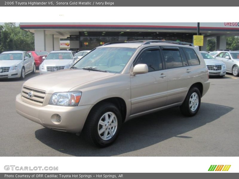 Sonora Gold Metallic / Ivory Beige 2006 Toyota Highlander V6