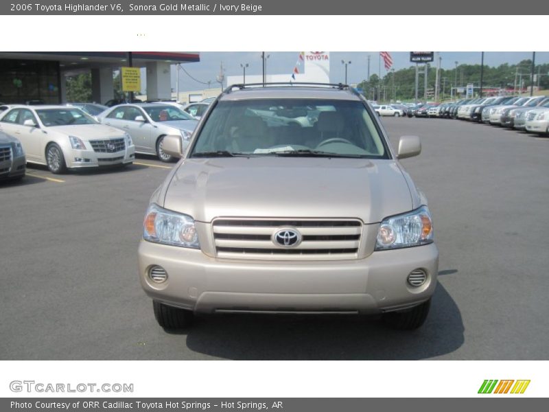 Sonora Gold Metallic / Ivory Beige 2006 Toyota Highlander V6