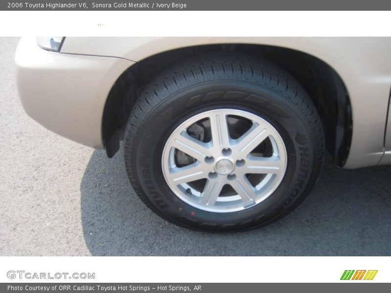 Sonora Gold Metallic / Ivory Beige 2006 Toyota Highlander V6