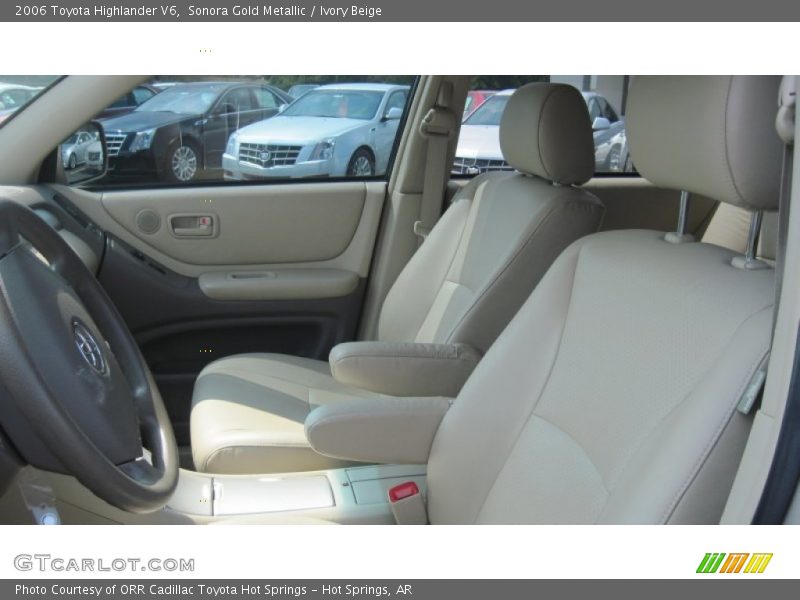 Sonora Gold Metallic / Ivory Beige 2006 Toyota Highlander V6