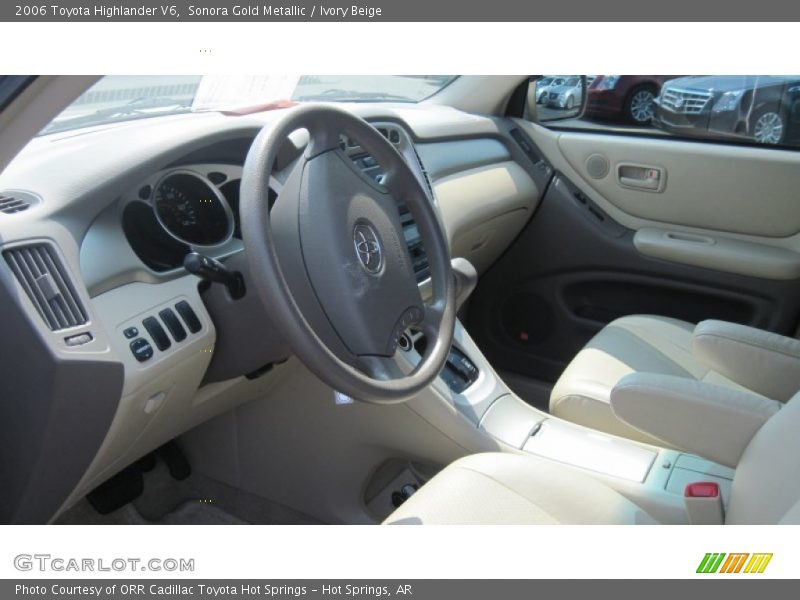 Sonora Gold Metallic / Ivory Beige 2006 Toyota Highlander V6