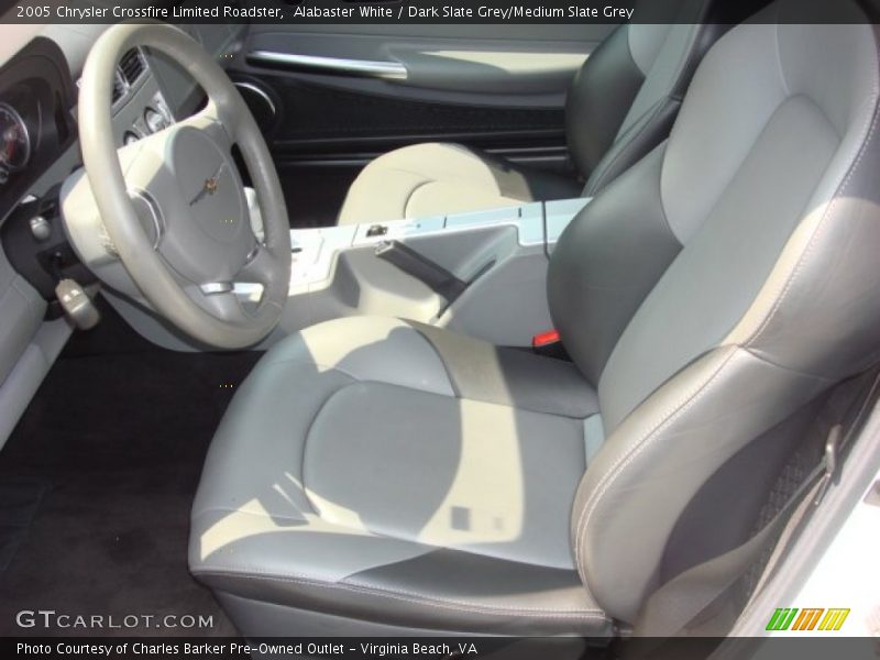 Alabaster White / Dark Slate Grey/Medium Slate Grey 2005 Chrysler Crossfire Limited Roadster