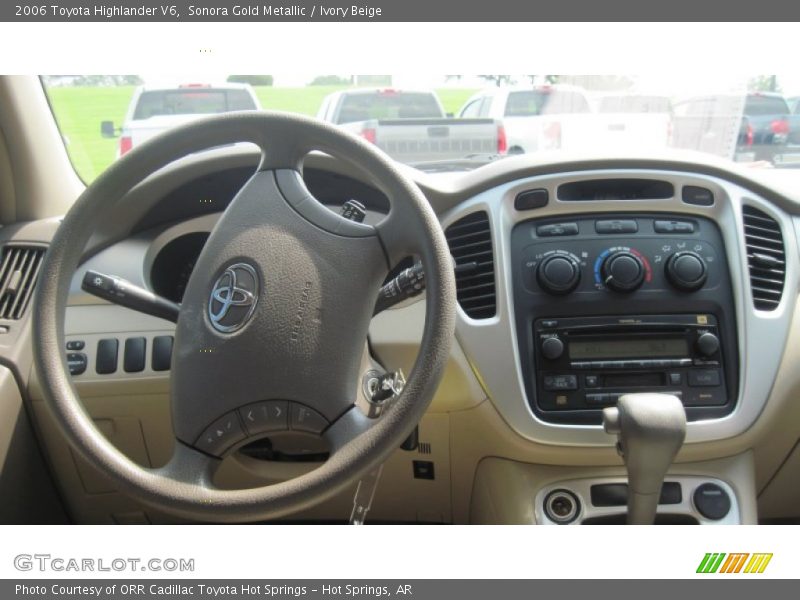 Sonora Gold Metallic / Ivory Beige 2006 Toyota Highlander V6