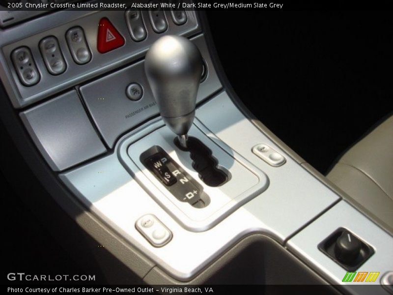 Alabaster White / Dark Slate Grey/Medium Slate Grey 2005 Chrysler Crossfire Limited Roadster