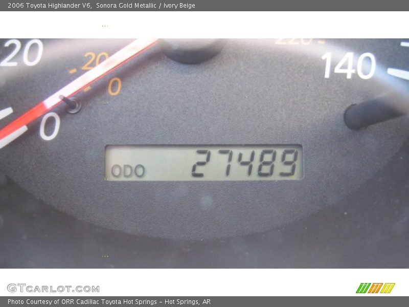 Sonora Gold Metallic / Ivory Beige 2006 Toyota Highlander V6