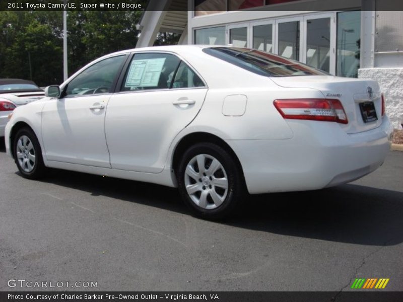 Super White / Bisque 2011 Toyota Camry LE