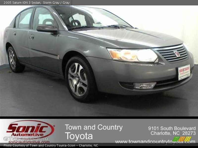 Storm Gray / Gray 2005 Saturn ION 3 Sedan