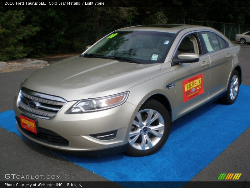 Gold Leaf Metallic / Light Stone 2010 Ford Taurus SEL