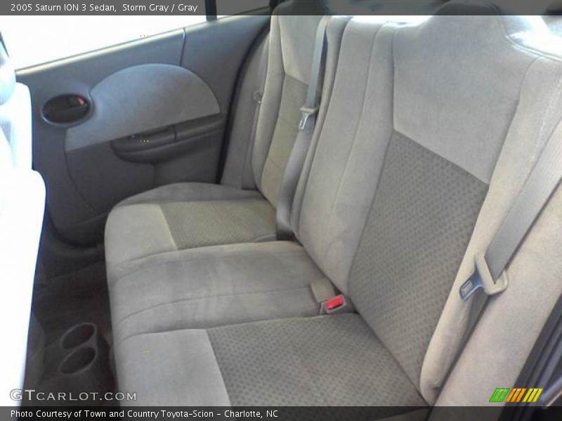  2005 ION 3 Sedan Gray Interior