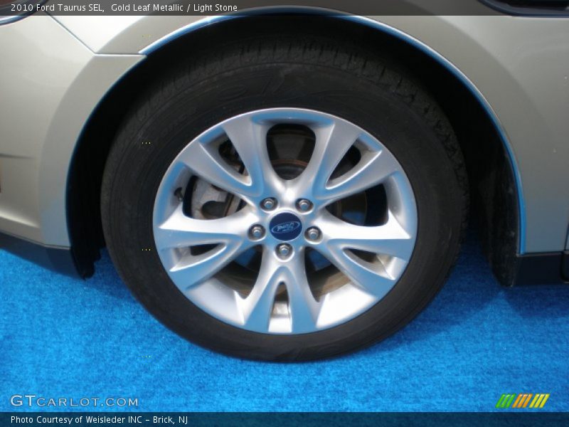 Gold Leaf Metallic / Light Stone 2010 Ford Taurus SEL