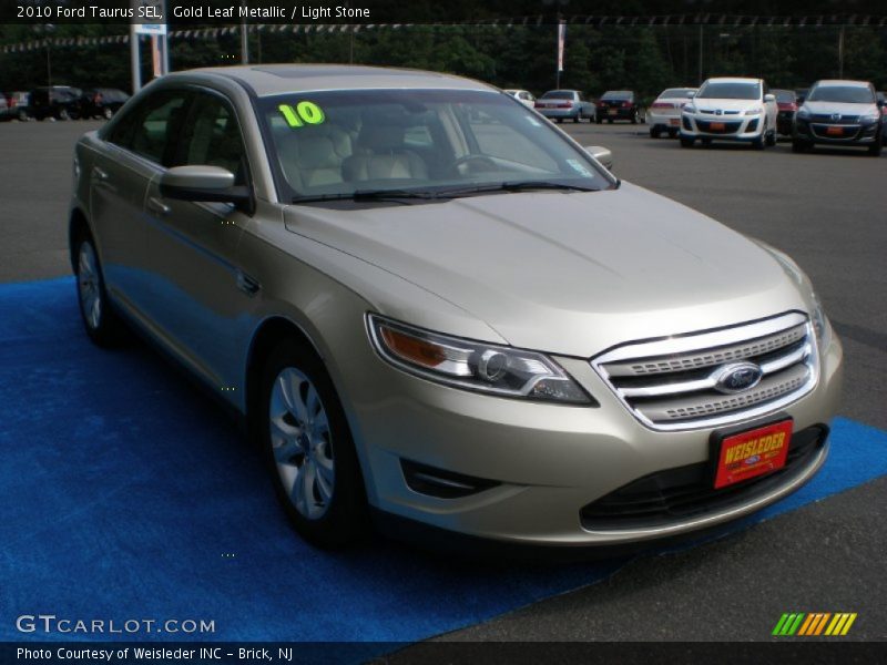 Gold Leaf Metallic / Light Stone 2010 Ford Taurus SEL
