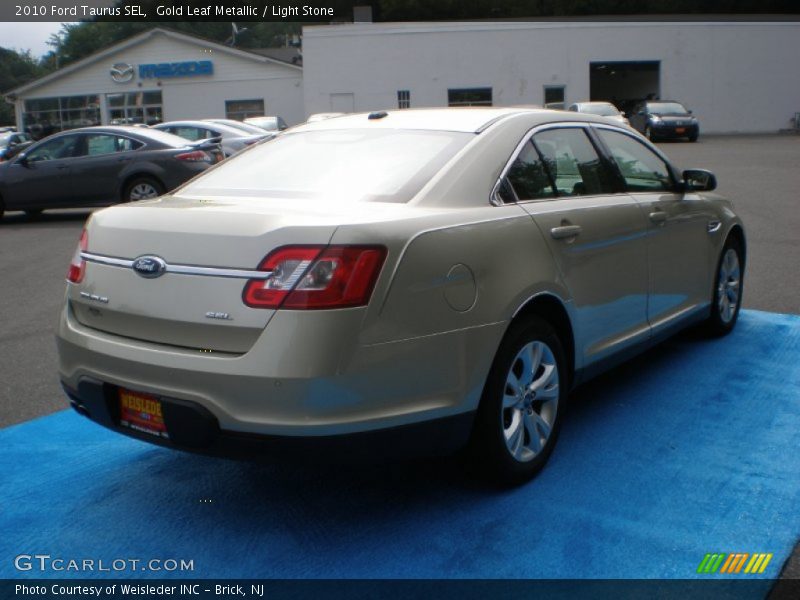 Gold Leaf Metallic / Light Stone 2010 Ford Taurus SEL