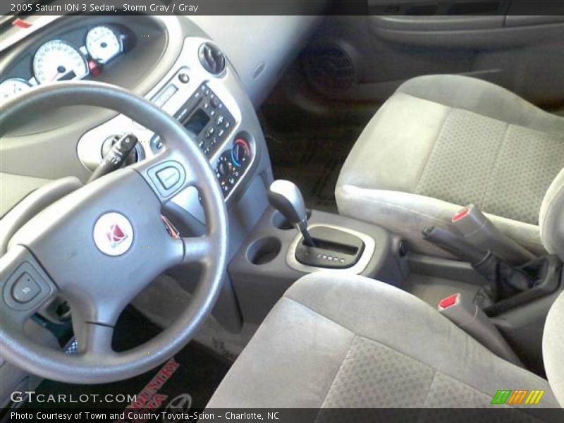 Storm Gray / Gray 2005 Saturn ION 3 Sedan