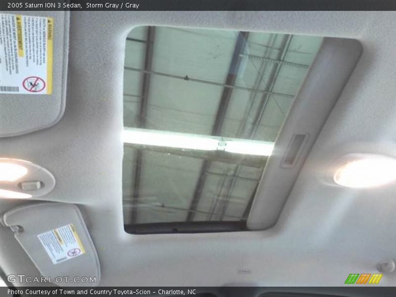 Storm Gray / Gray 2005 Saturn ION 3 Sedan
