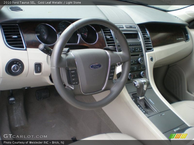 Gold Leaf Metallic / Light Stone 2010 Ford Taurus SEL